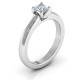 Sterling Silver Simply Solitaire Ring