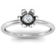 Sterling Silver Stone in 'Magnolia' Ring