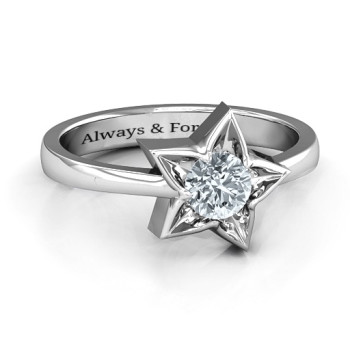 Sterling Silver Superstar Ring