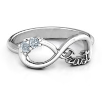 Sterling Silver Trust Infinity Ring