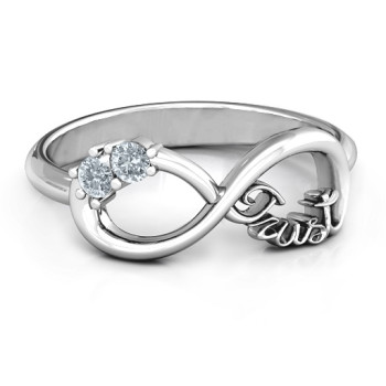 Sterling Silver Trust Infinity Ring