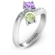 Storybook Romance Two Stone Ring