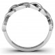 Triple Entwined Infinity Ring