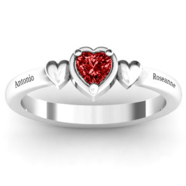 Triple Heart Ring