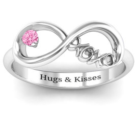 XOXO Infinity Ring