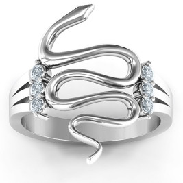 Zig Zag Snake Ring