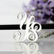 Personalised Sterling Silver 2 Initial Monogram Necklace