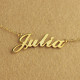 Solid Gold 18ct Julia Style Name Necklace