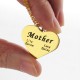 "Mother" Heart Family Names Necklace 18ct Gold Plated