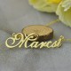 Personalised Nameplate Necklace 18ct Gold Plated
