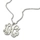 Personalised Taylor Swift Monogram Necklace Sterling Silver