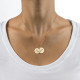 18ct Gold Mum Jewellery - Multi Disc Necklace