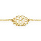 18ct Gold Plated Silver Monogram Bracelet/Anklet