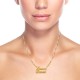 18ct Gold-Plated Silver Two Names Pendant Necklace