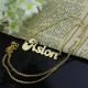 Ghetto Cute Name Necklace 18ct Gold Plated