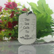 Man's Dog Tag Ocean Theme Name Necklace