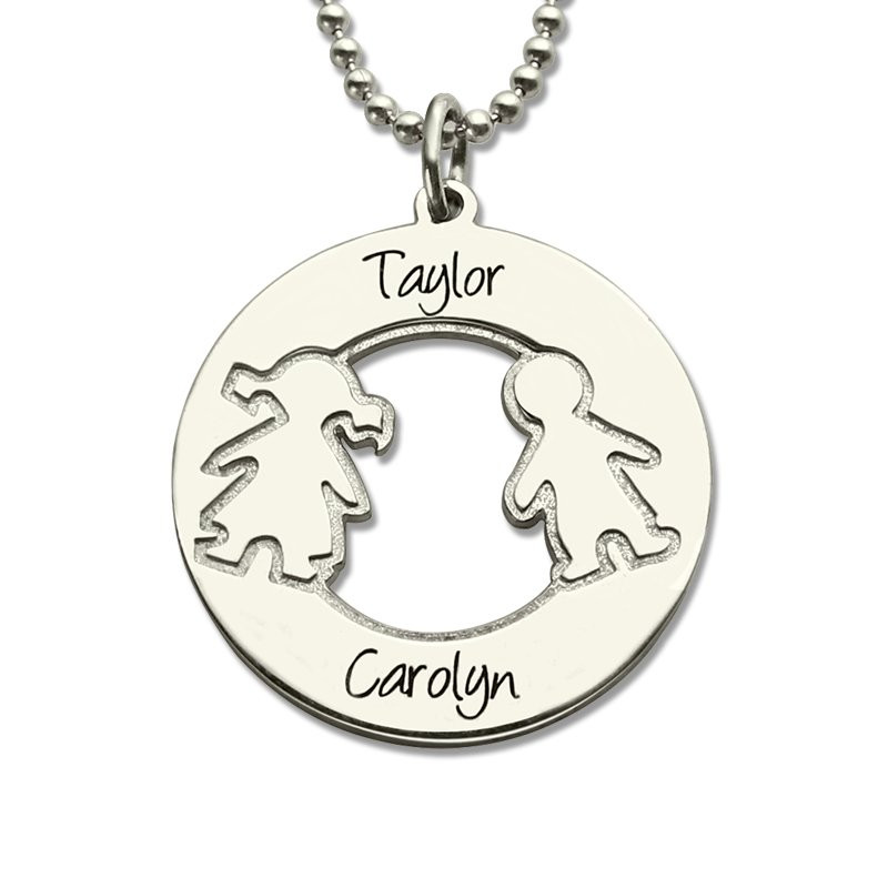 Necklace Engraved With Children s Names 2024 www.alhudapk
