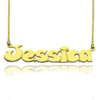 Gold Over Children's Name Necklace