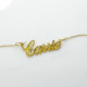 Custom Carrie Glitter Acrylic Name Necklace