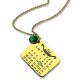 Birth Day Gifts - Birthday Calendar Necklace 18ct Gold Plated
