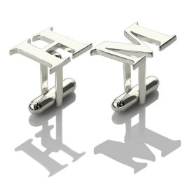 Best Designer Cufflinks with Initial Sterling Silver