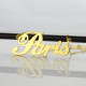 Paris Hilton Style Name Necklace 18ct Solid Gold