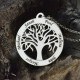 Tree Of Life Necklace Engraved Names in Silver