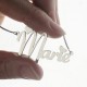 Personalised Cute Name Necklace Sterling Silver