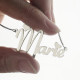 Personalised Cute Name Necklace Sterling Silver