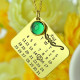 Birth Day Gifts - Birthday Calendar Necklace 18ct Gold Plated