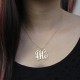 Personalised Taylor Swift Monogram Necklace Sterling Silver
