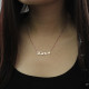 18ct Rose Gold Plated Karen Style Name Necklace