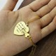 He Who Holds the Key Couple Necklaces Set 18ct Gold Plated