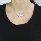 Mother Necklace With Children Birthstone Silver