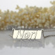 Personalised Nameplate Bar Necklace Sterling Silver