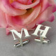 Best Designer Cufflinks with Initial Sterling Silver