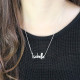 Small Name Necklace For Her Sterling Silver