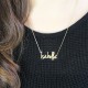 Small Name Necklace For Women in 18ct Gold Plated