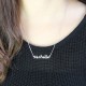 Handwriting Name Necklace Sterling Silver