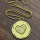 Heart Family Tree Necklace in 18ct Gold Plating