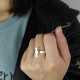 Engraved Name Cross Rings Sterling Silver