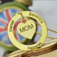 Family Names Necklace For Mom 18ct Gold Plating