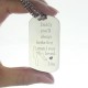 Father's Love Dog Tag Name Necklace