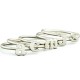 Stackable Midi Initial Ring Sterling Silver