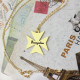 Gold Plated 925 Silver Maltese Cross Name Necklace