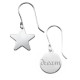 Asymmetric Earrings in Sterling Silver	