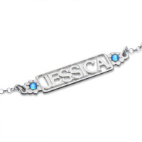 Birthstone Name Bracelet/Anklet