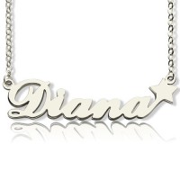 Personalised Letter Necklace Name Necklace Sterling Silver