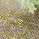 Personalised Letter Necklace 18ct Gold Plated