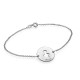 Cut Out Mum Bracelet/Anklet in Sterling Silver	